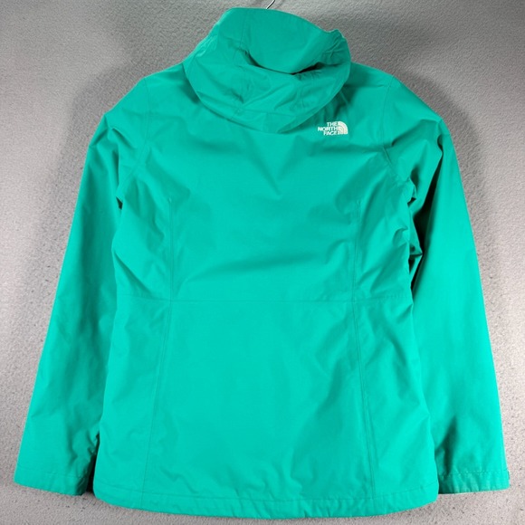 The North Face Quest Jacket Womens Small Green Fleece Lined Dry Vent‎ Outdoors - Picture 2 of 14